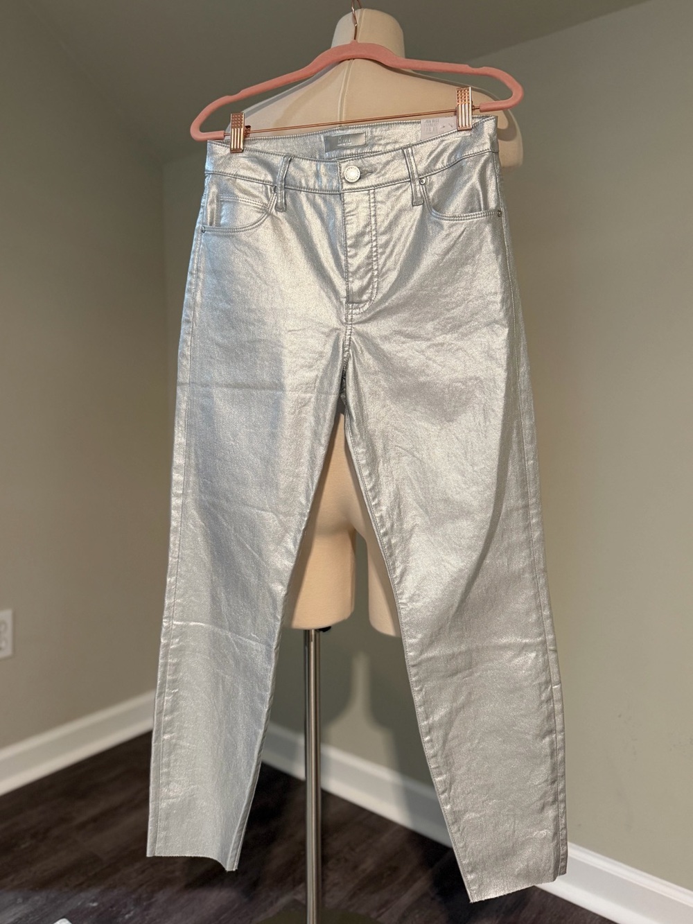 NWT Kut from the Kloth Pants - Silver, Charlize, Night Out, Maximalism, Party